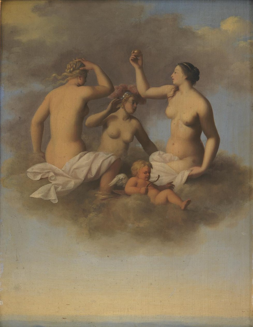 Giunone, Minerva e Venere con Cupido da Toussaint Gelton