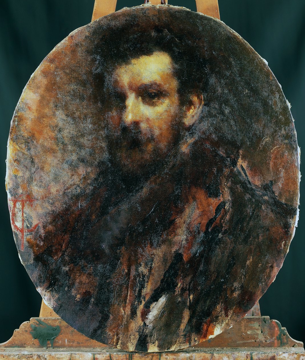 Ritratto di Cletto Arrighi, pseudonimo di Carlo Righetti da Tranquillo Cremona