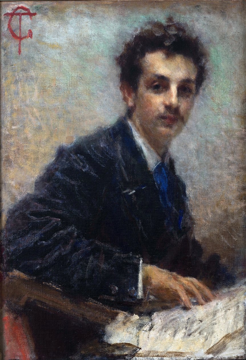 Ritratto del compositore Benedetto Junck da Tranquillo Cremona