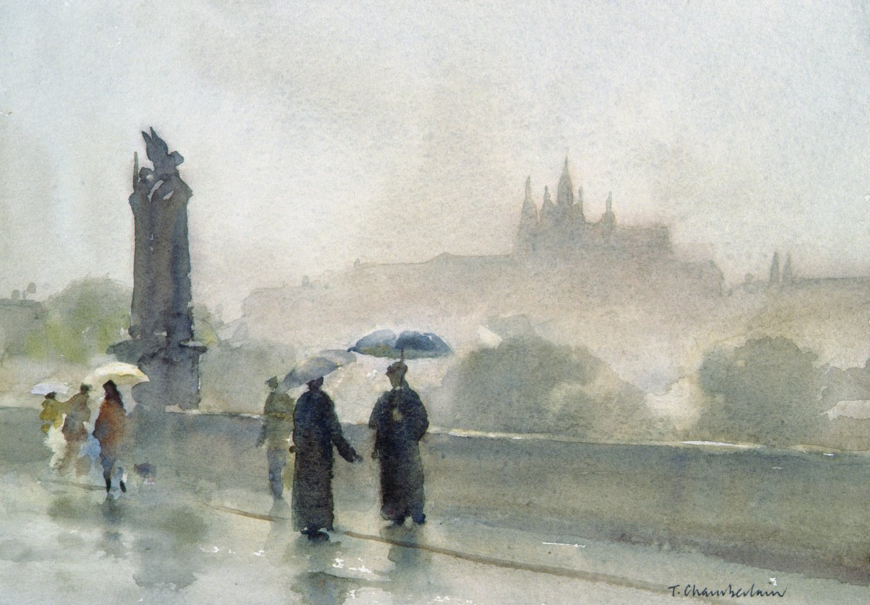 Ombrelli, Ponte Carlo, Praga da Trevor Chamberlain