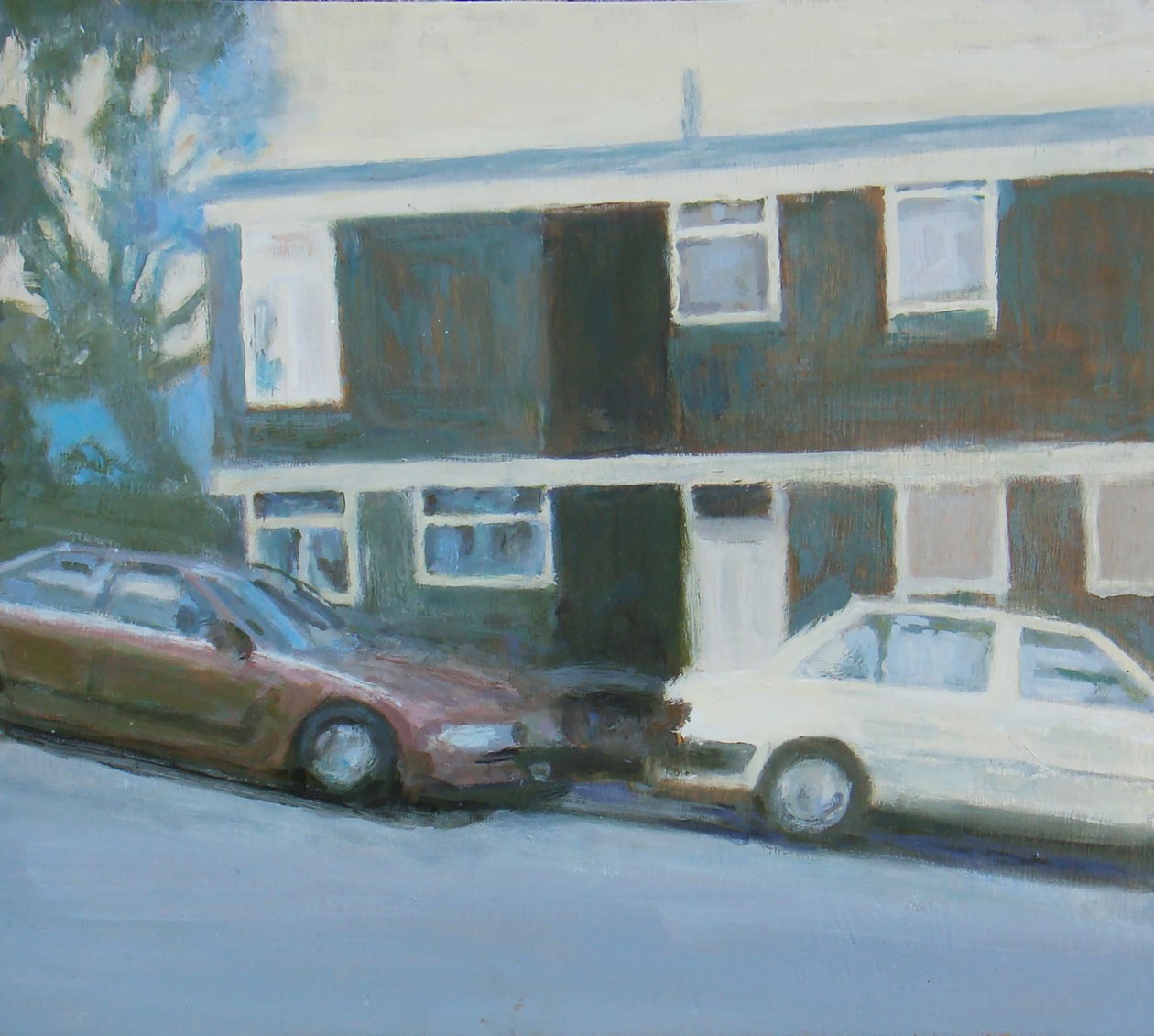 Un posto dove vivere 13, 2011 (olio su compensato) da Trevor Burgess