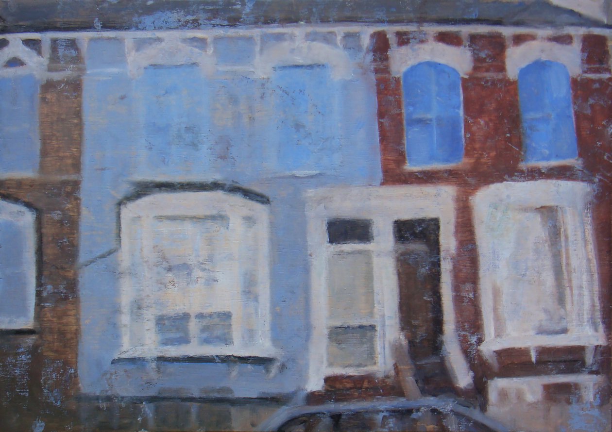 Un posto dove vivere 14, 2011 (olio su compensato) da Trevor Burgess