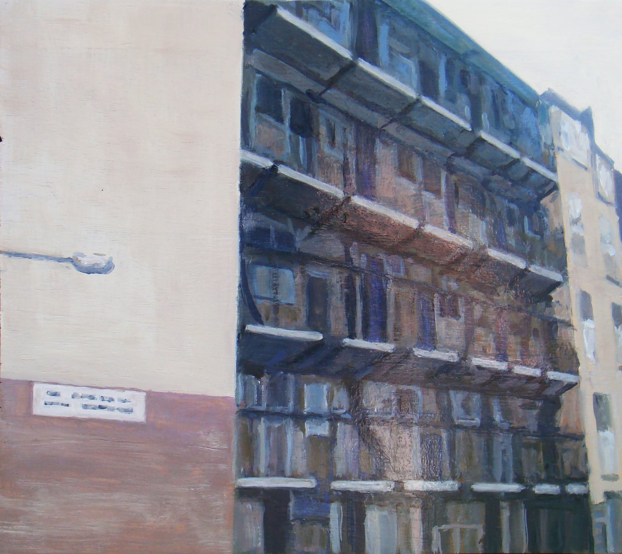 Un posto dove vivere 20, 2011 (olio su compensato) da Trevor Burgess