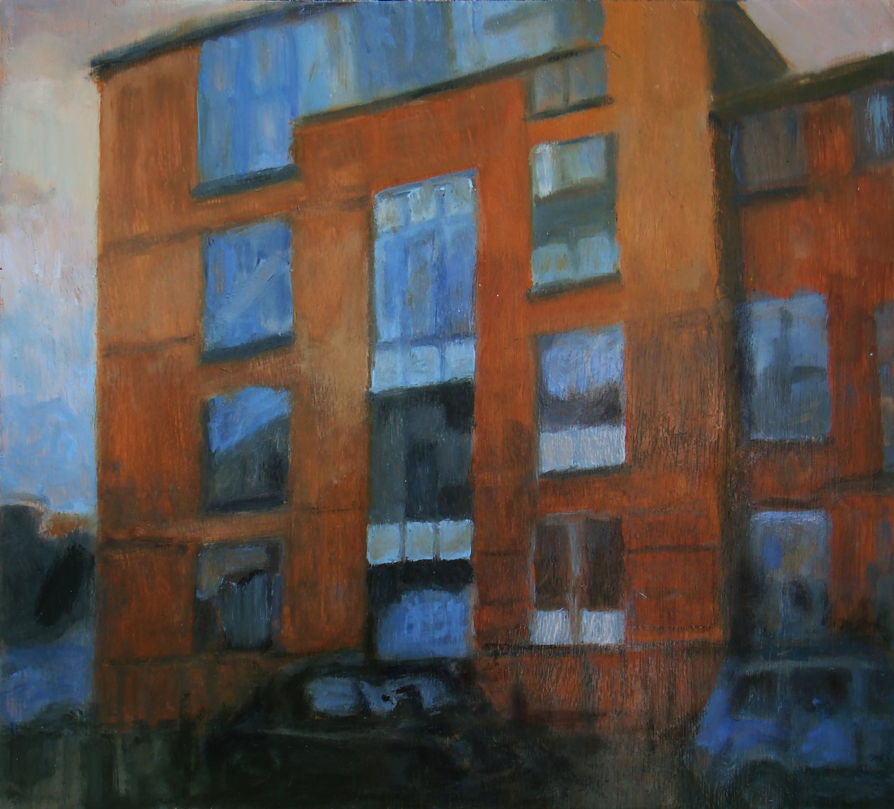 Un posto dove vivere 21, 2011 (olio su compensato) da Trevor Burgess