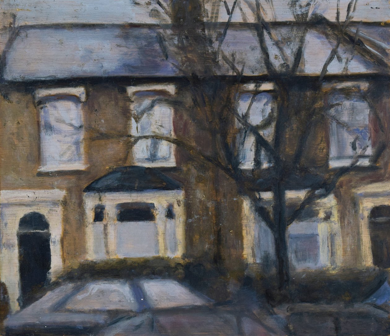 Un posto dove vivere 31, 2012 (olio su compensato) da Trevor Burgess