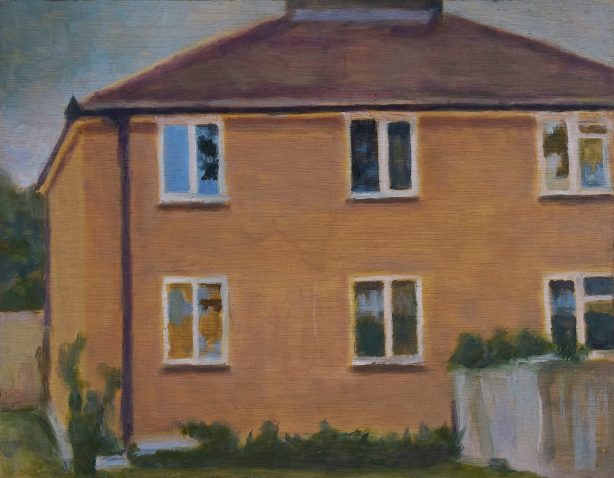 Un posto dove vivere 37, 2012 (olio su compensato) da Trevor Burgess