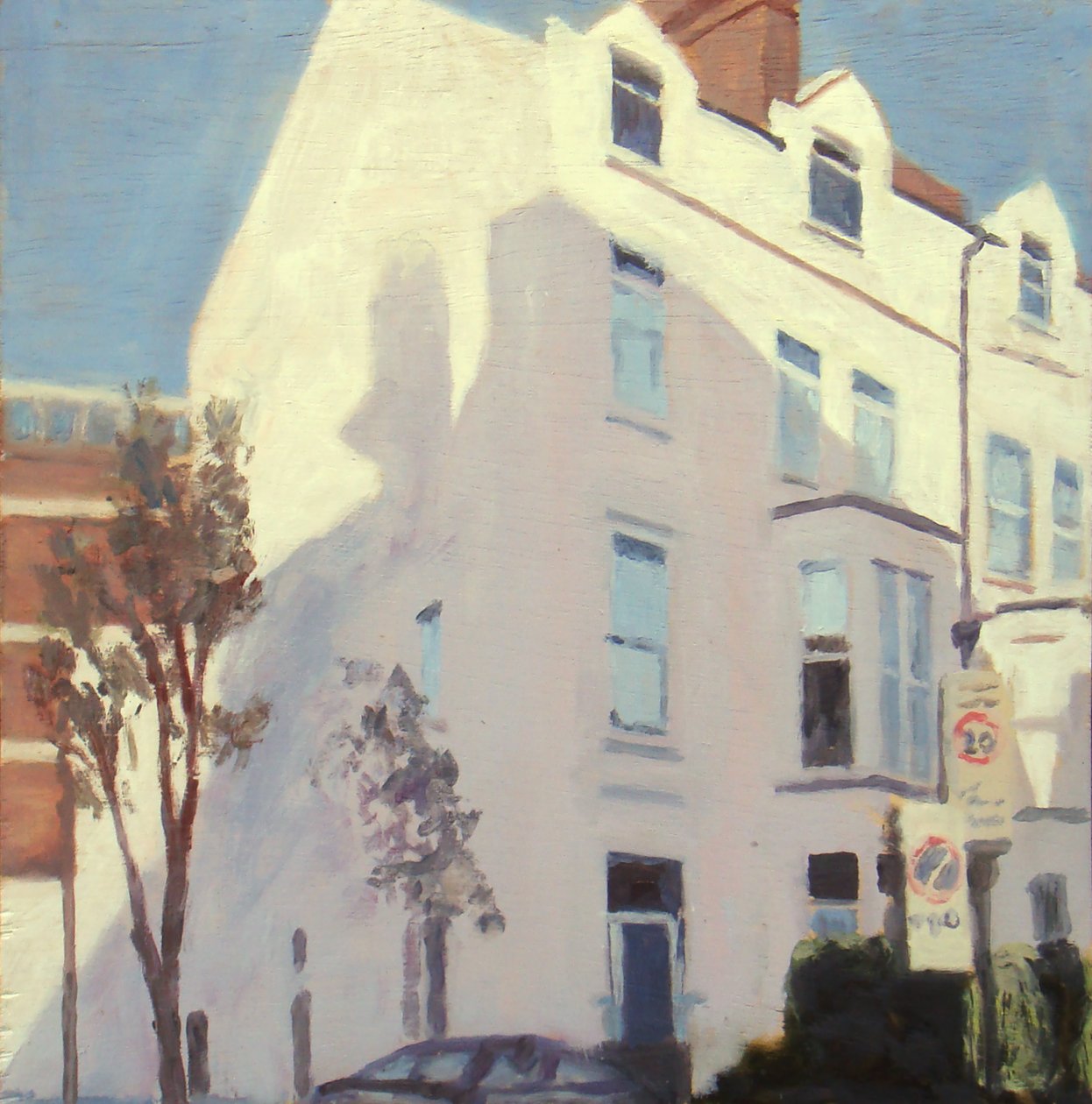 Un posto dove vivere 42, 2012 (olio su compensato) da Trevor Burgess