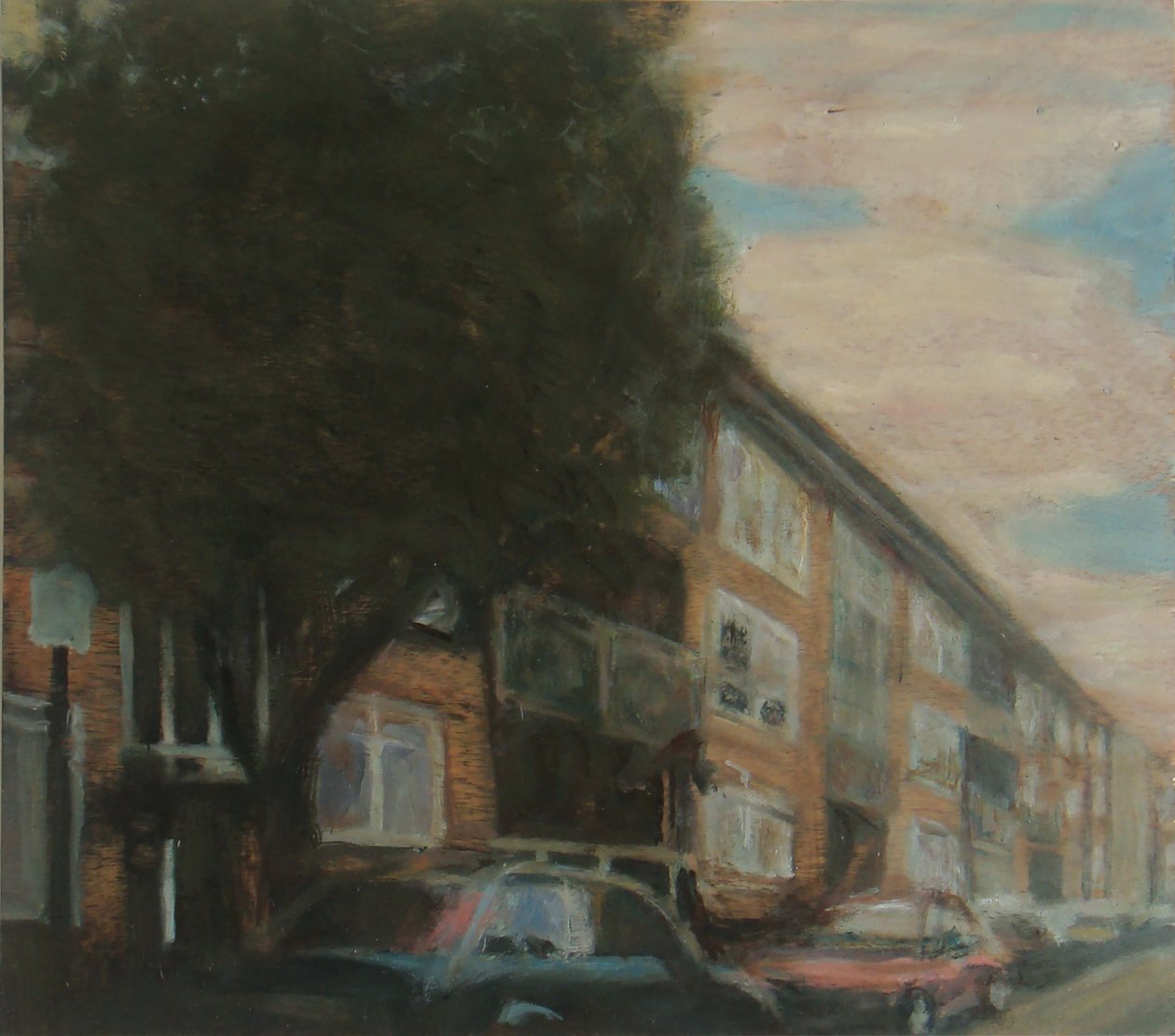 Un posto dove vivere 4, 2010 (olio su compensato) da Trevor Burgess