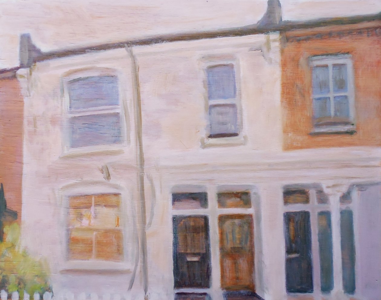 Un posto dove vivere 55, 2013 (olio su compensato) da Trevor Burgess
