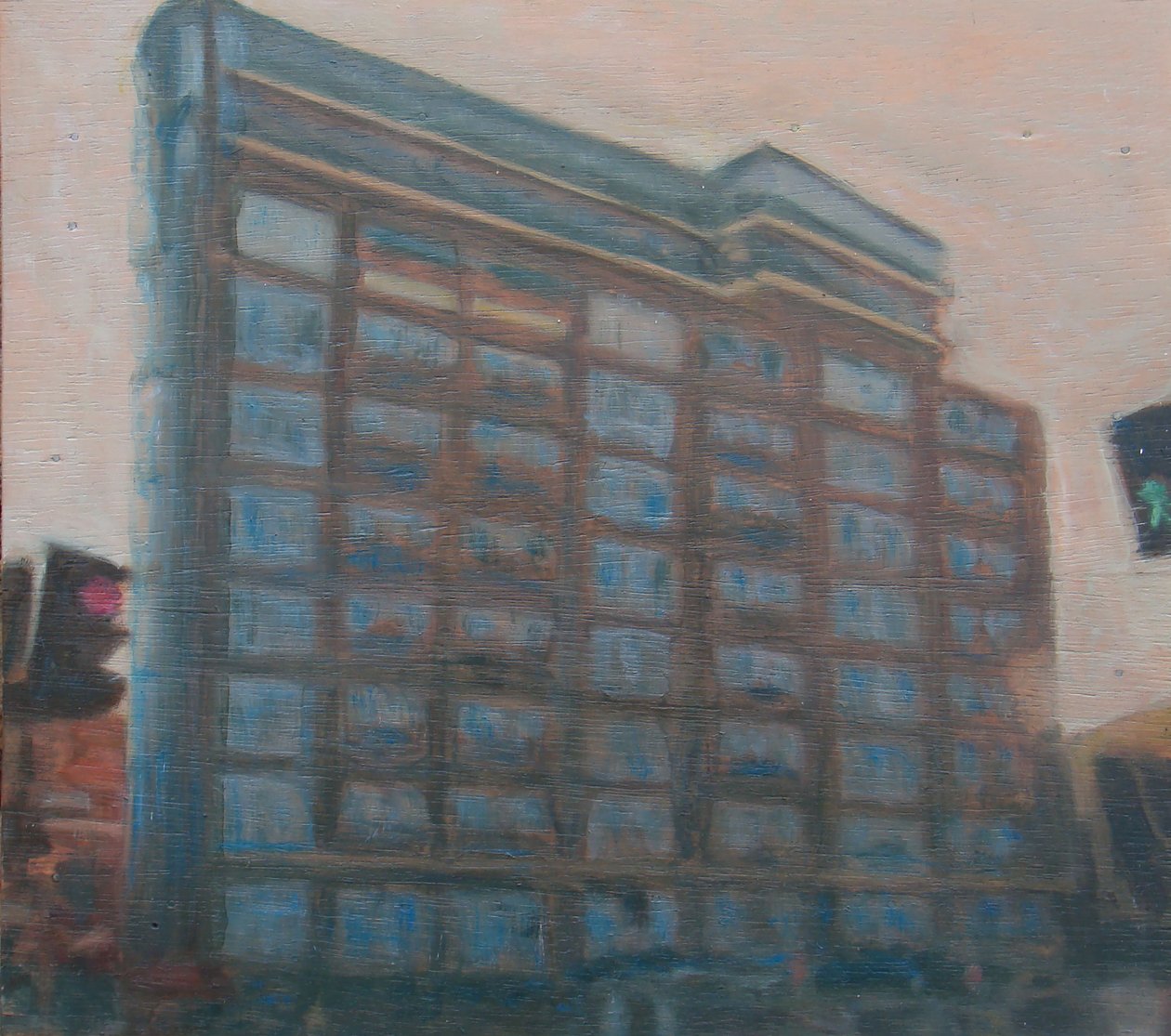 Un posto dove vivere 6, 2010 (olio su compensato) da Trevor Burgess