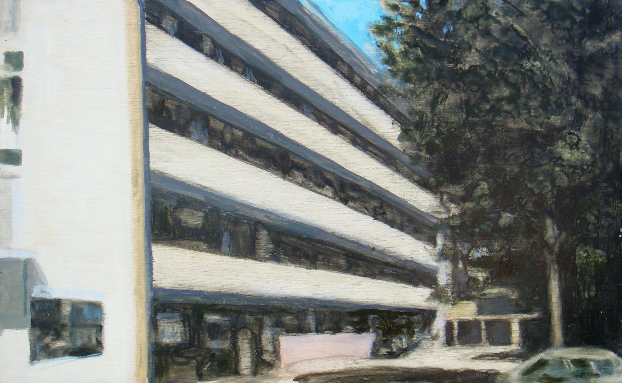Un posto dove vivere 9, 2011 (olio su compensato) da Trevor Burgess