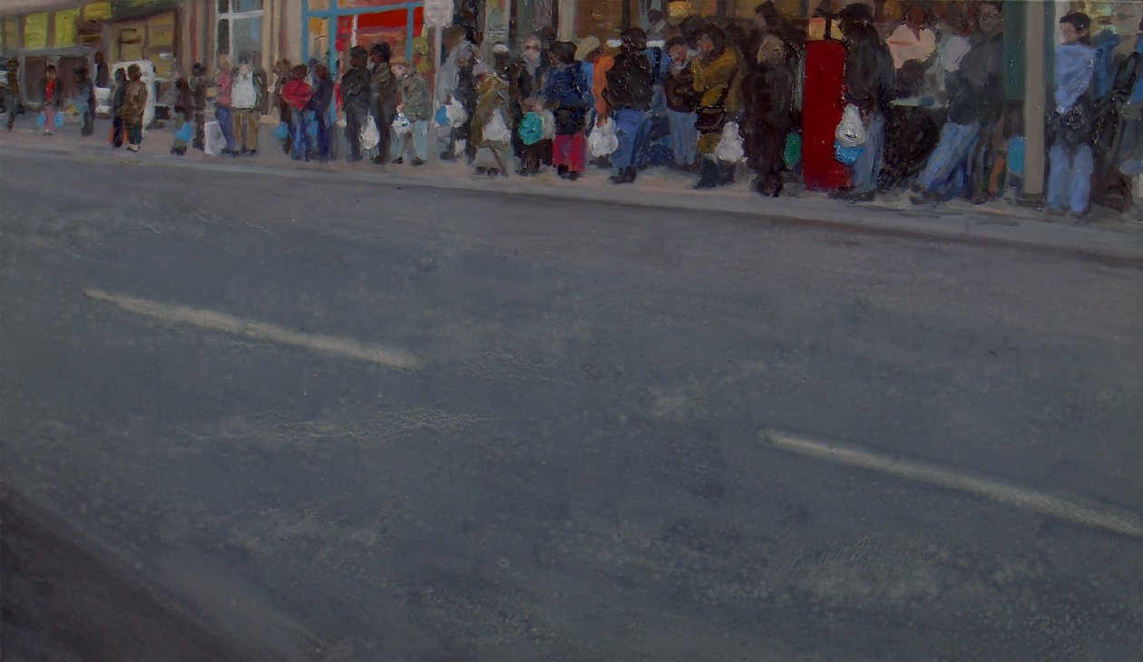 Fine della giornata, 2010 (olio su tela) da Trevor Burgess