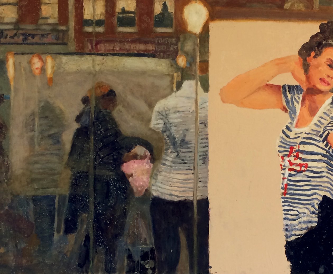 Modelli per la vita, 2019 (olio su tavola) da Trevor Burgess