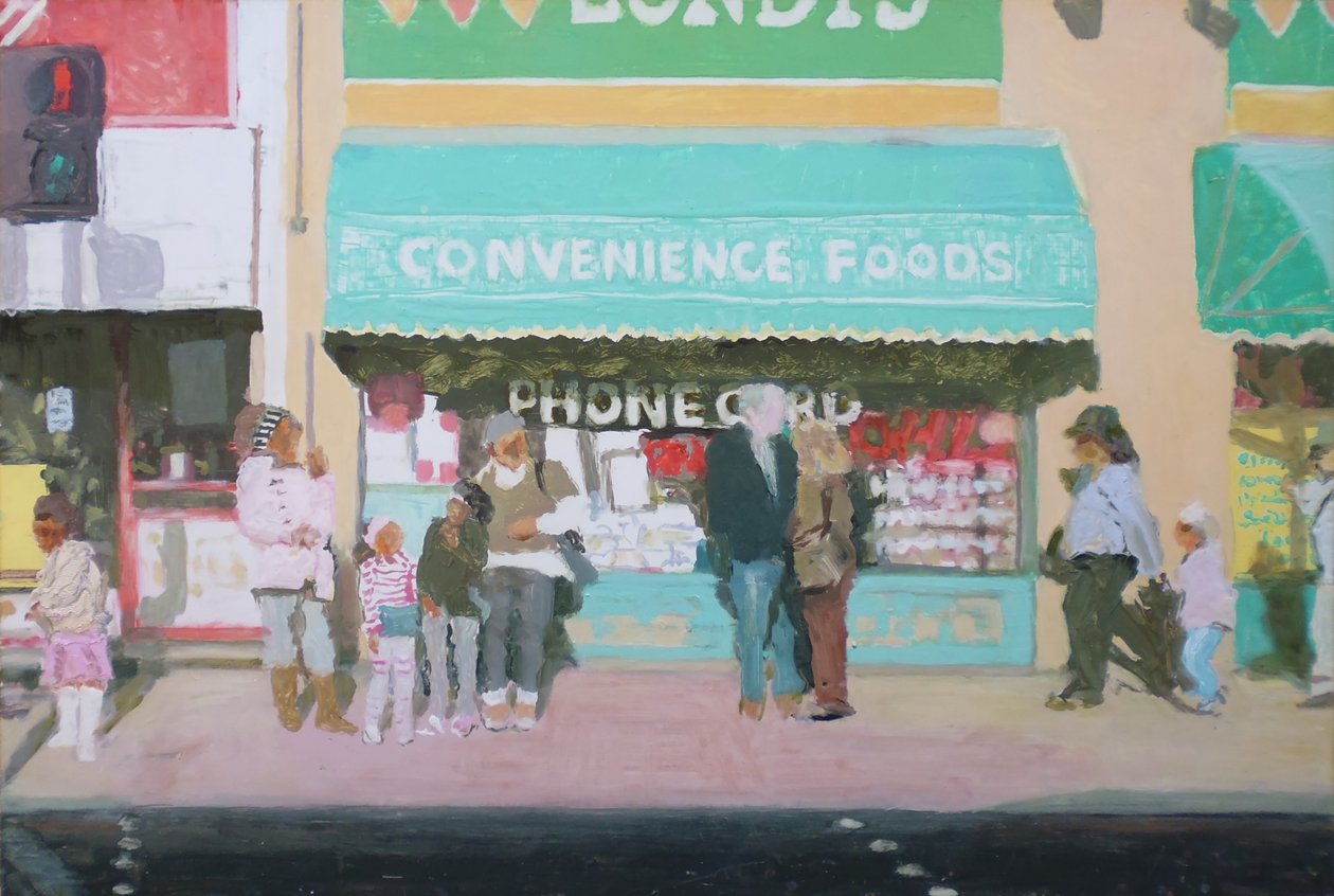Luce pomeridiana invernale, 2013 (olio su tavola) da Trevor Burgess