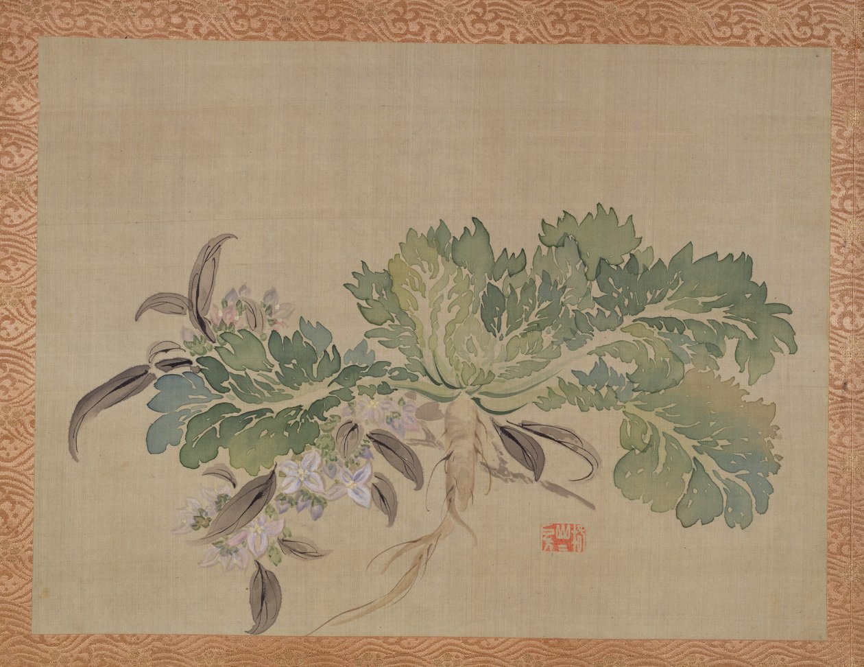 Una tuberosa, 1851 da Tsubaki Chinzan