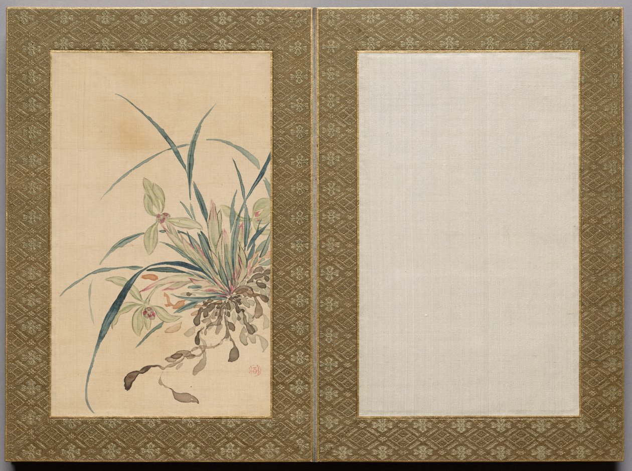 Dipingere da fiori ed erbe da Tsubaki Chinzan
