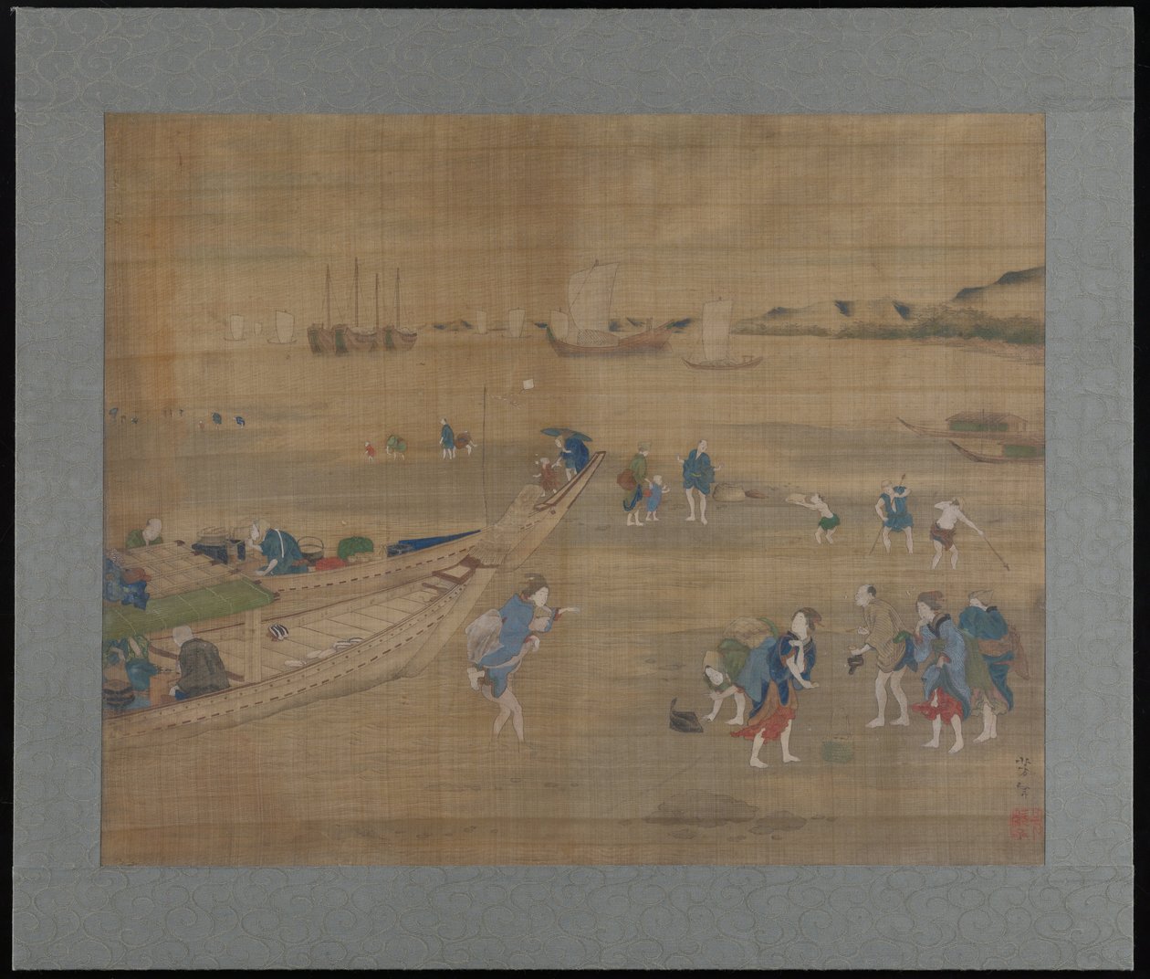 Raccolta di vongole da Tsukioka Yoshitoshi