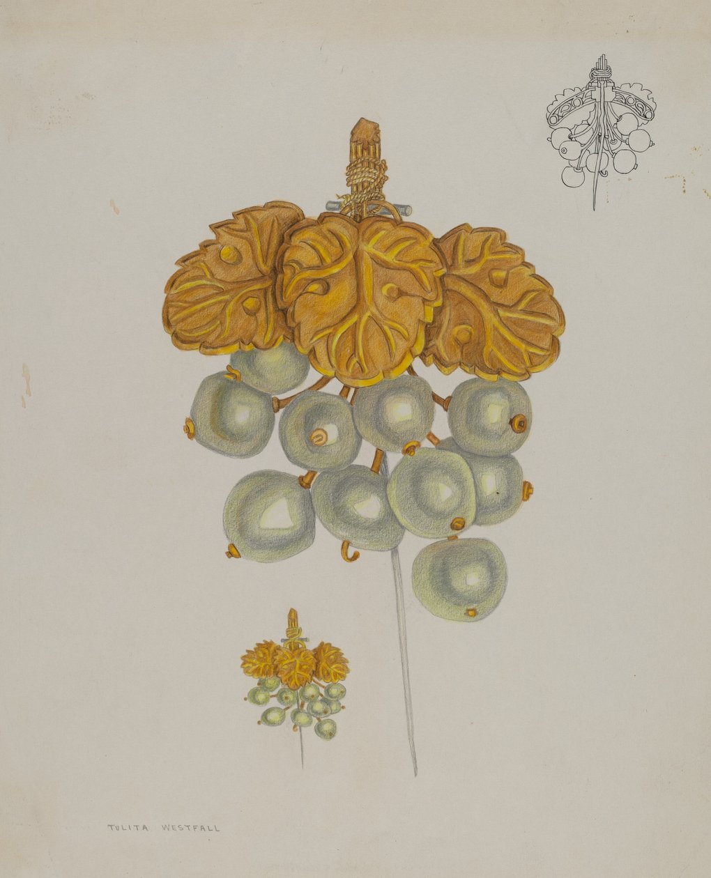Spilla di perle da Tulita Westfall