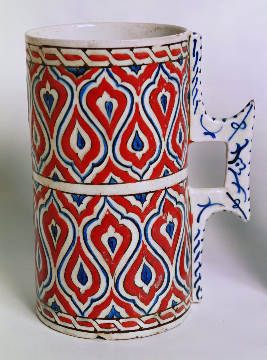 Boccale da Iznik, Turchia, fine XVI secolo da Turkish School