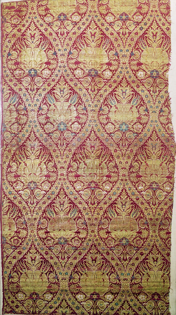 Disegno tessile, XVI-XVII secolo da Turkish School