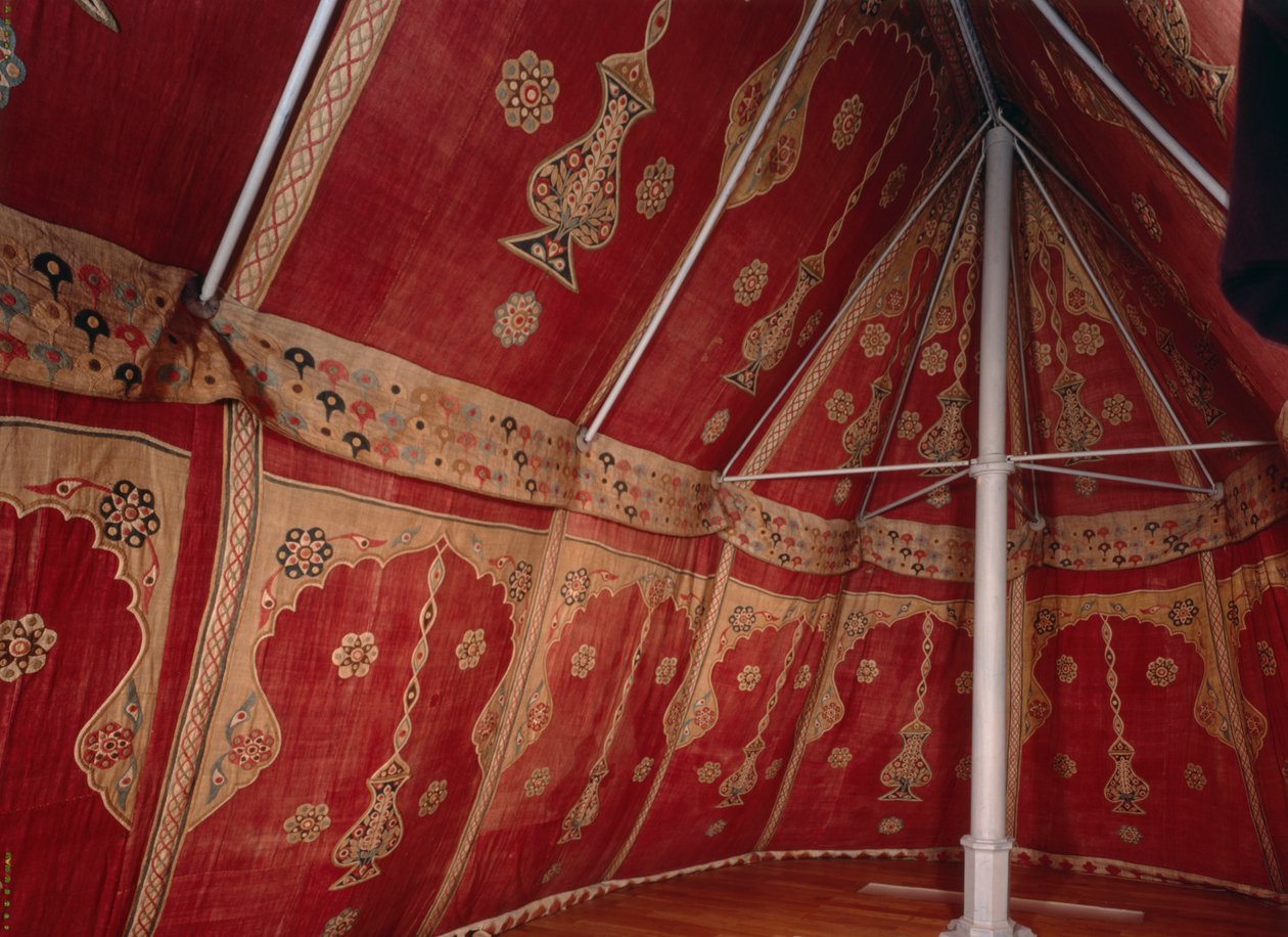 Interno di una tenda turca da Turkish School
