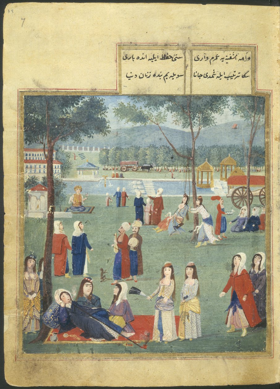 Or. 7094 f.7, I Giardini del Kagithane (Le Dolci Acque d