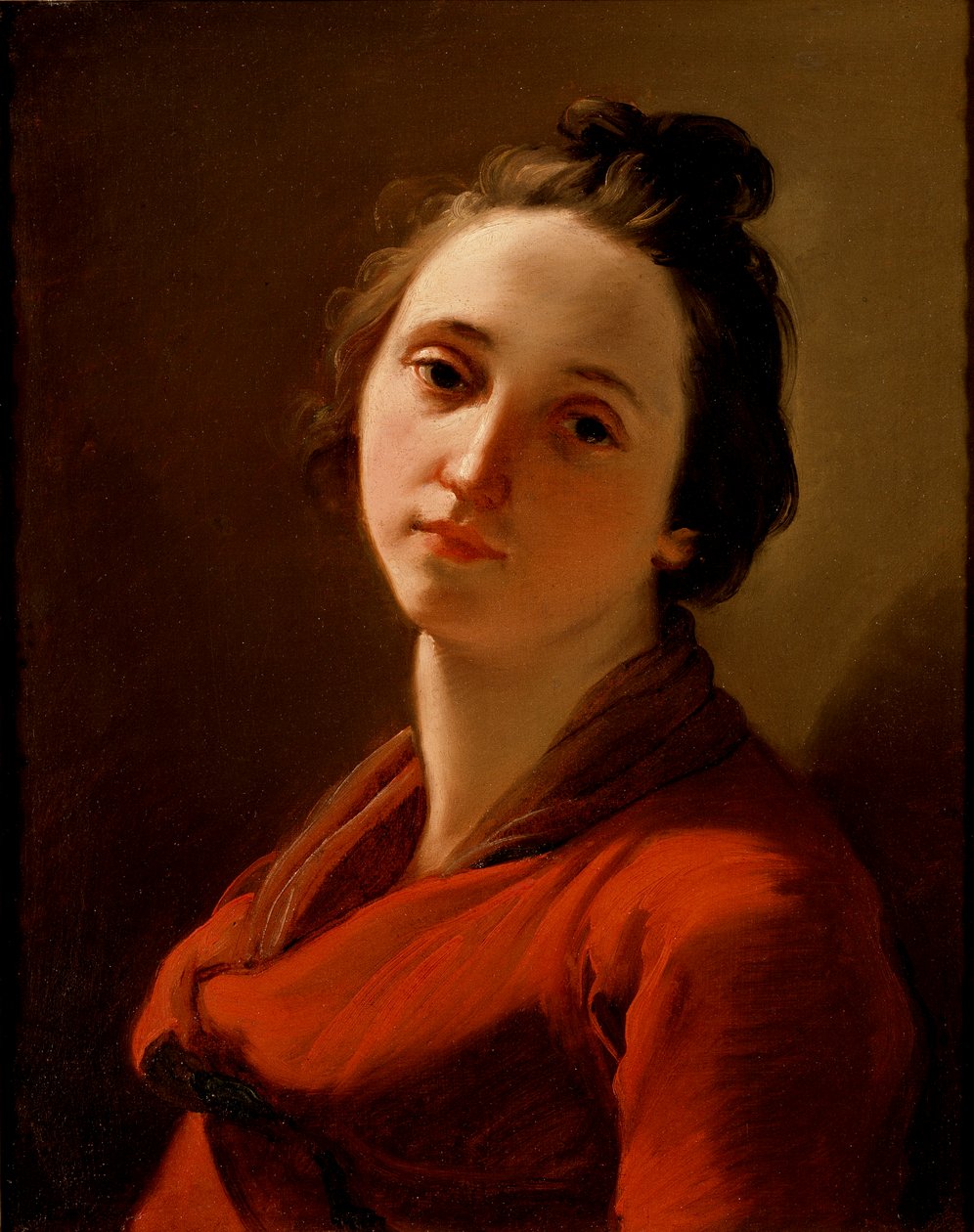Testa di una giovane donna da Ubaldo Gandolfi