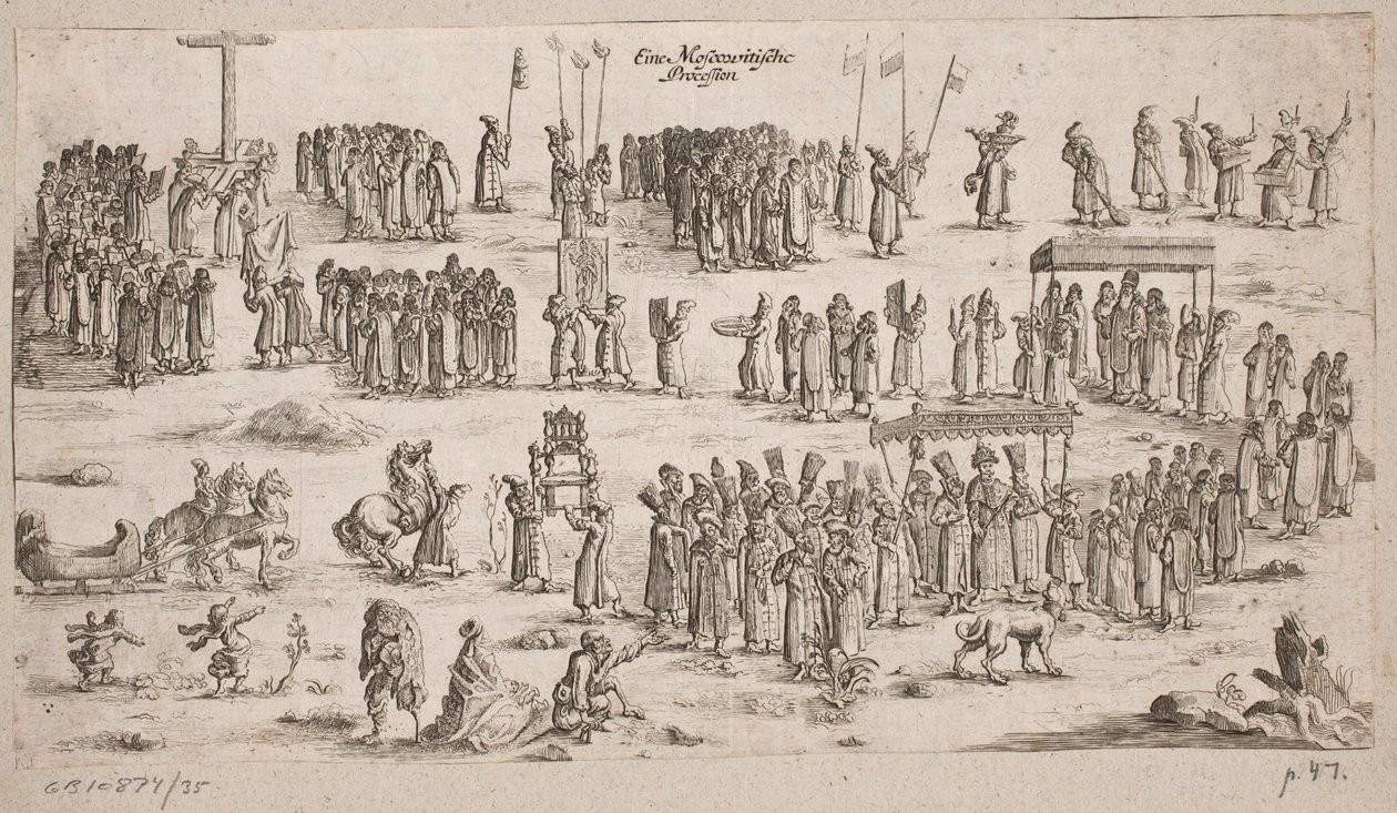 Una processione moscovita da Ubekendt