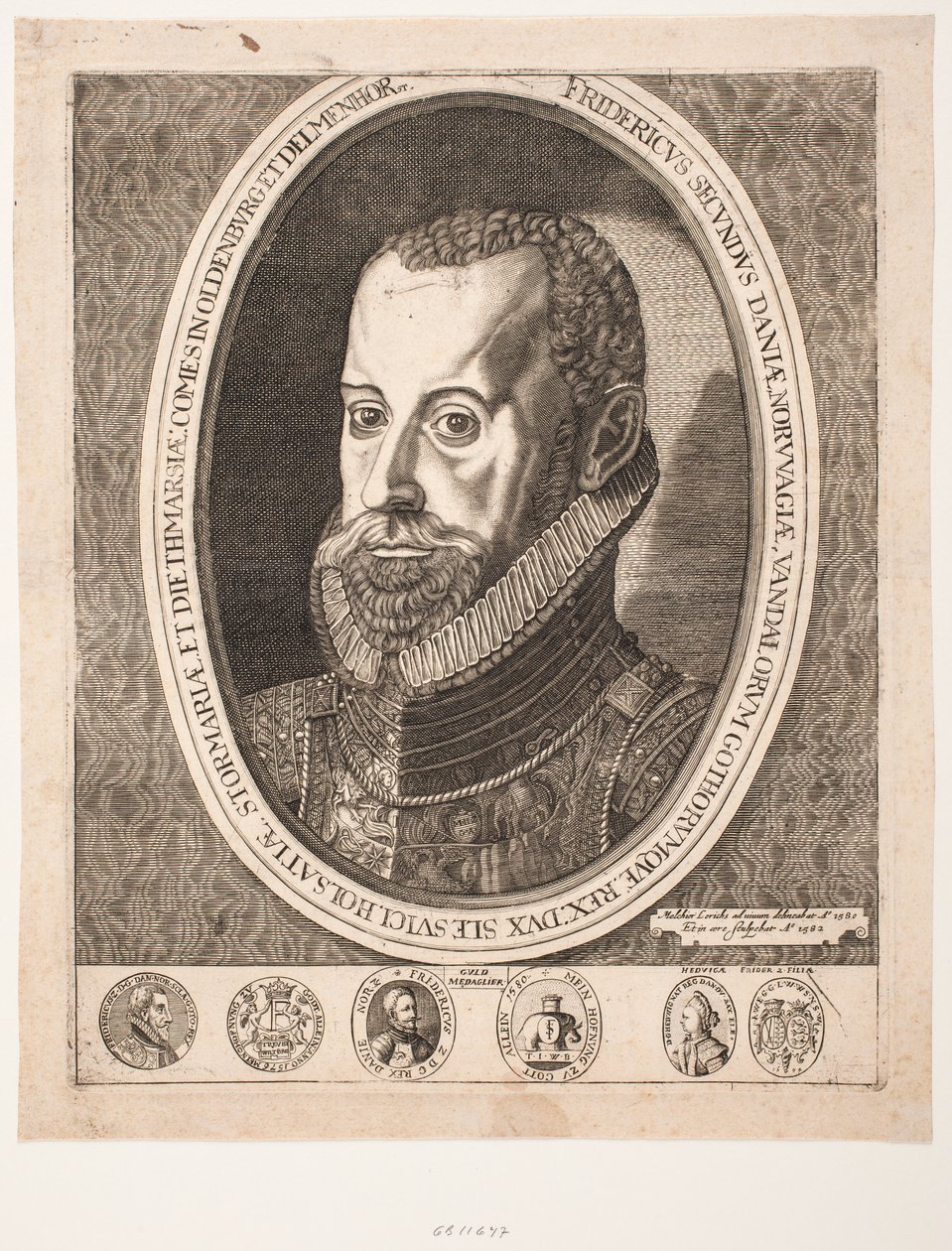 Re Federico II di Danimarca da Ubekendt