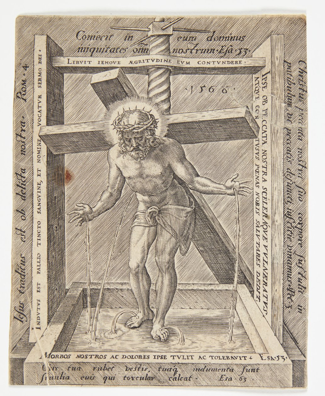 La Passione di Cristo da Ubekendt efter Dirck Volckertsz. Coornhert efter Maarten van Heemskerck