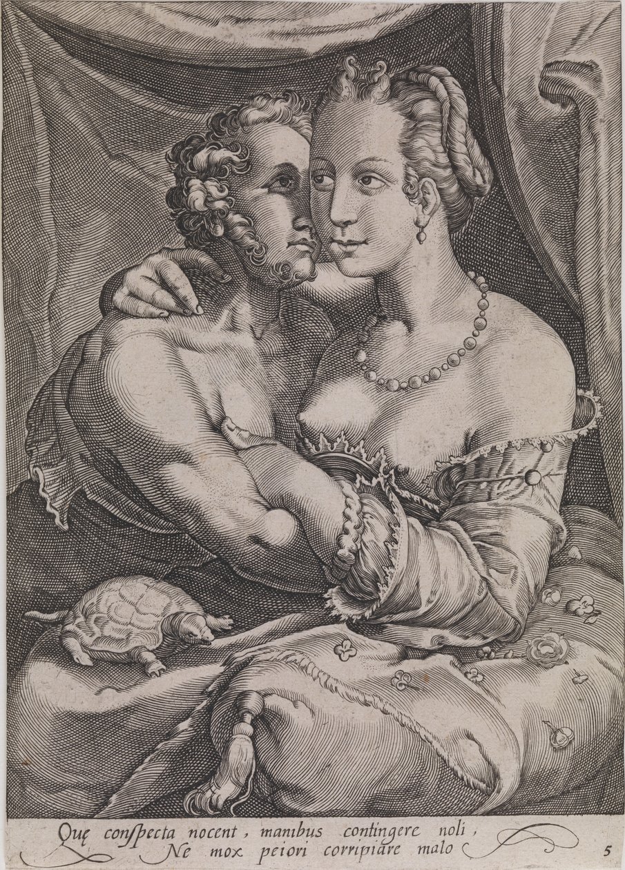 Tocco da Ubekendt efter Jan Saenredam efter Hendrick Goltzius