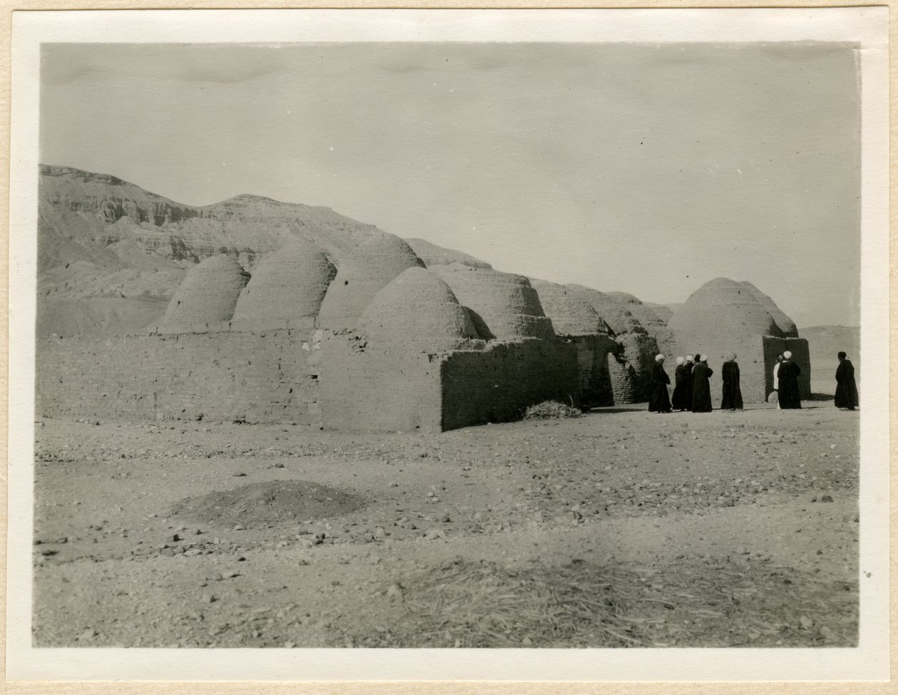 Monastero dei Santi Teodoro e Acladio, Medinet Habu, Egitto, fotografia di Ugo Monneret de Villard da Ugo Monneret de Villard