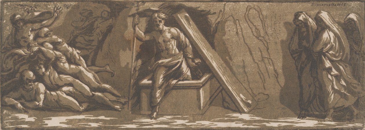 Resurrezione di Cristo, ca. 1520-27 da Ugo da Carpi