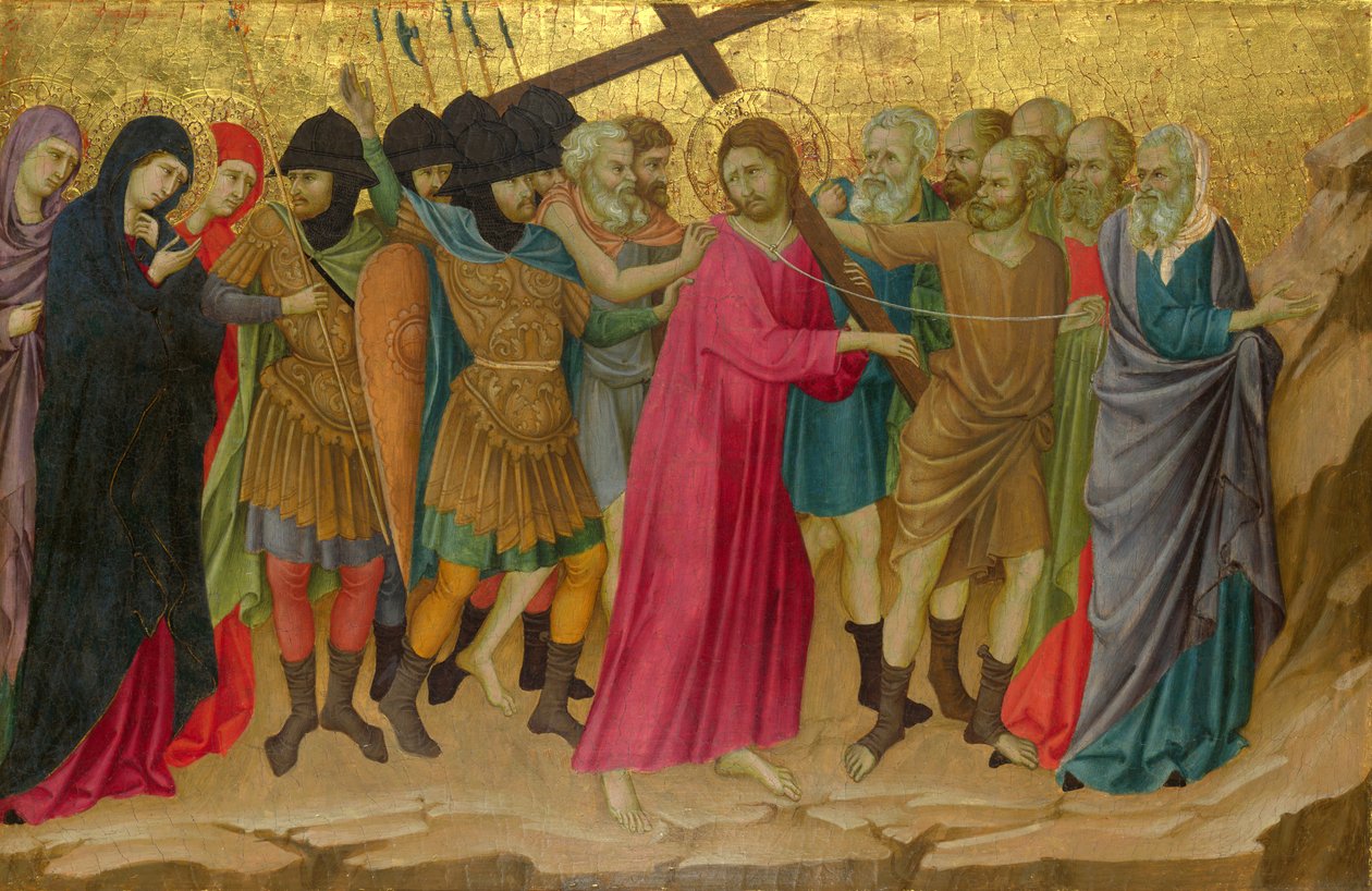La via del Calvario da Ugolino di Nerio