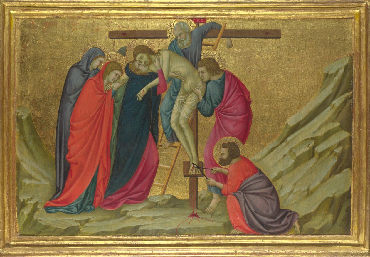 La Deposizione dalla Basilica di Santa Croce, Firenze, c. 1324-1325 da Ugolino di Nerio
