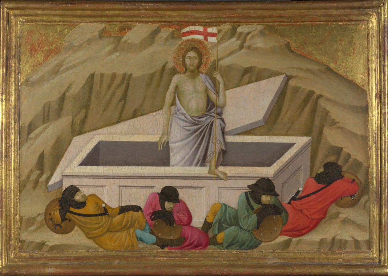 La Resurrezione Dalla Basilica di Santa Croce, Firenze, c. 1324-1325 da Ugolino di Nerio