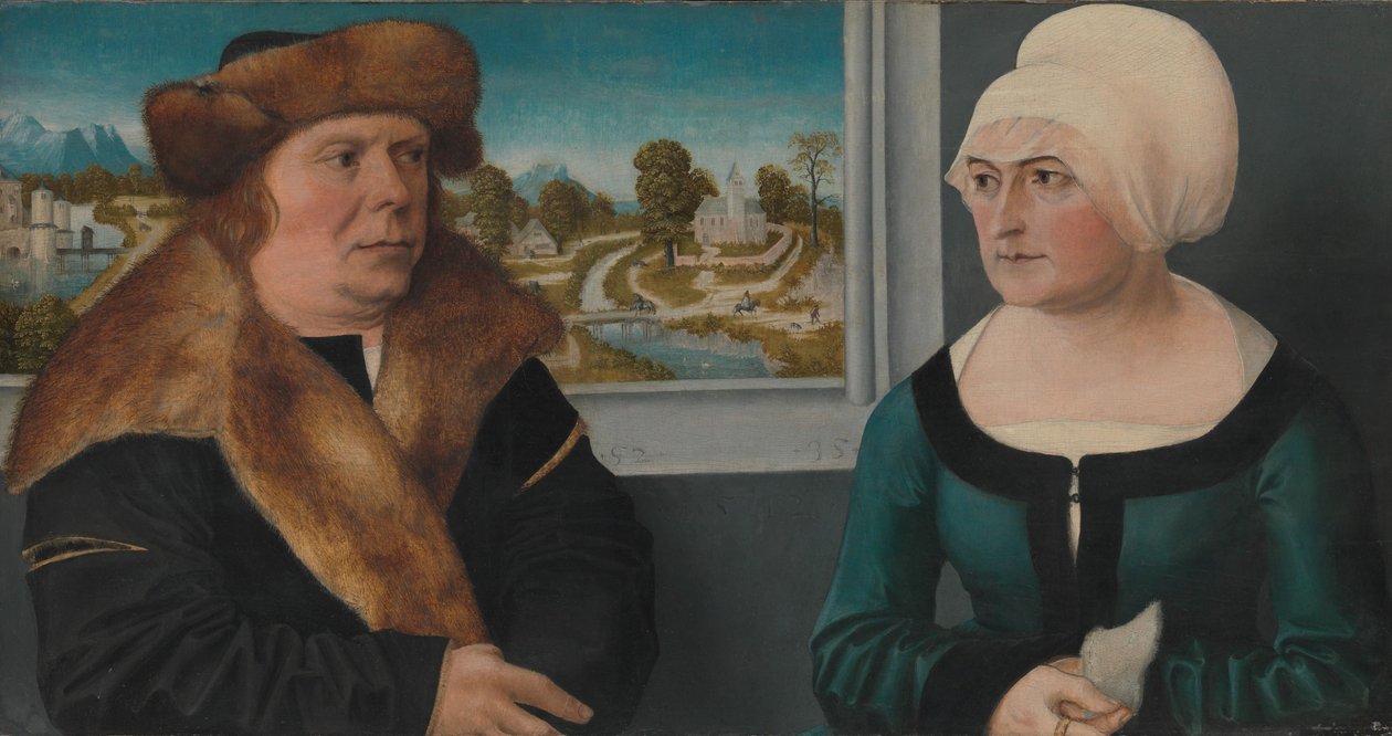 Ritratto di un uomo e sua moglie, 1512 da Ulrich the Elder Apt