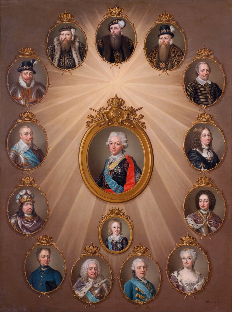 La famiglia Gustaviana da Ulrika Pasch
