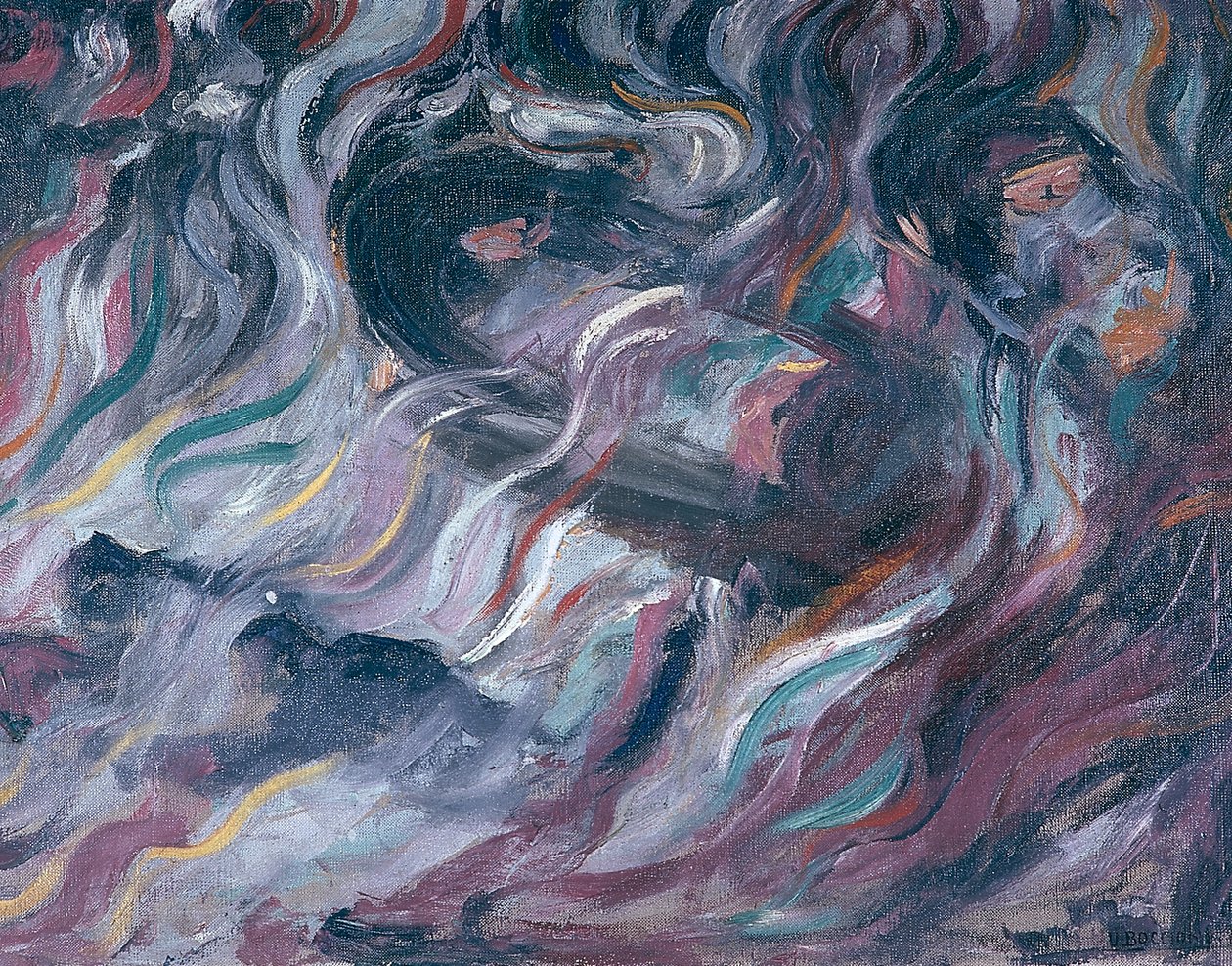 Incertezze I. Gli addii (trittico) 1911 da Umberto Boccioni