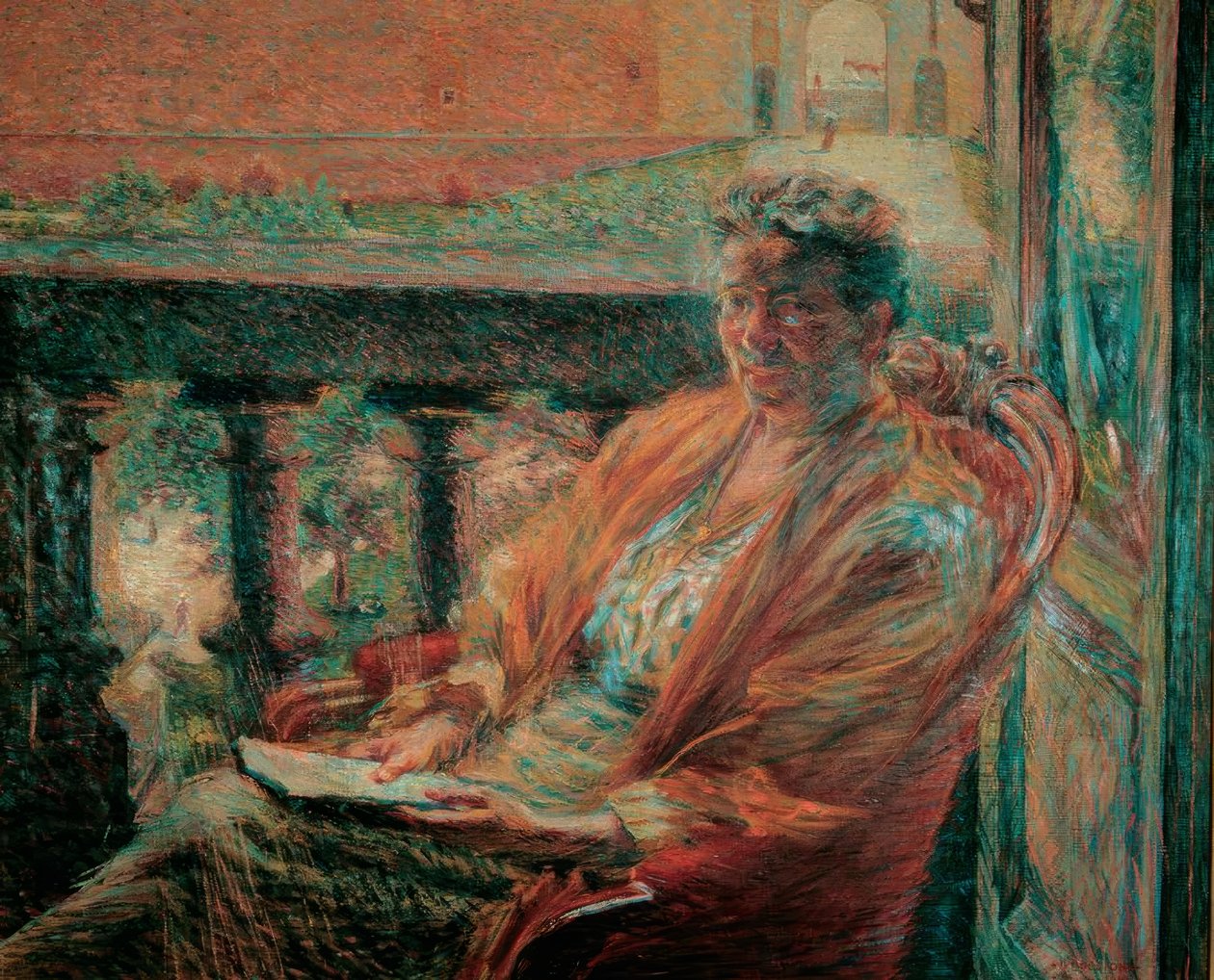 Ritratto della signora Meta Quarck da Umberto Boccioni