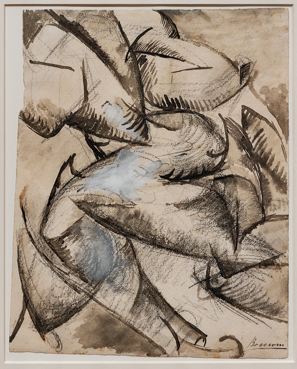 Voglio vedere le forme umane in movimento (Muscoli in movimento) da Umberto Boccioni