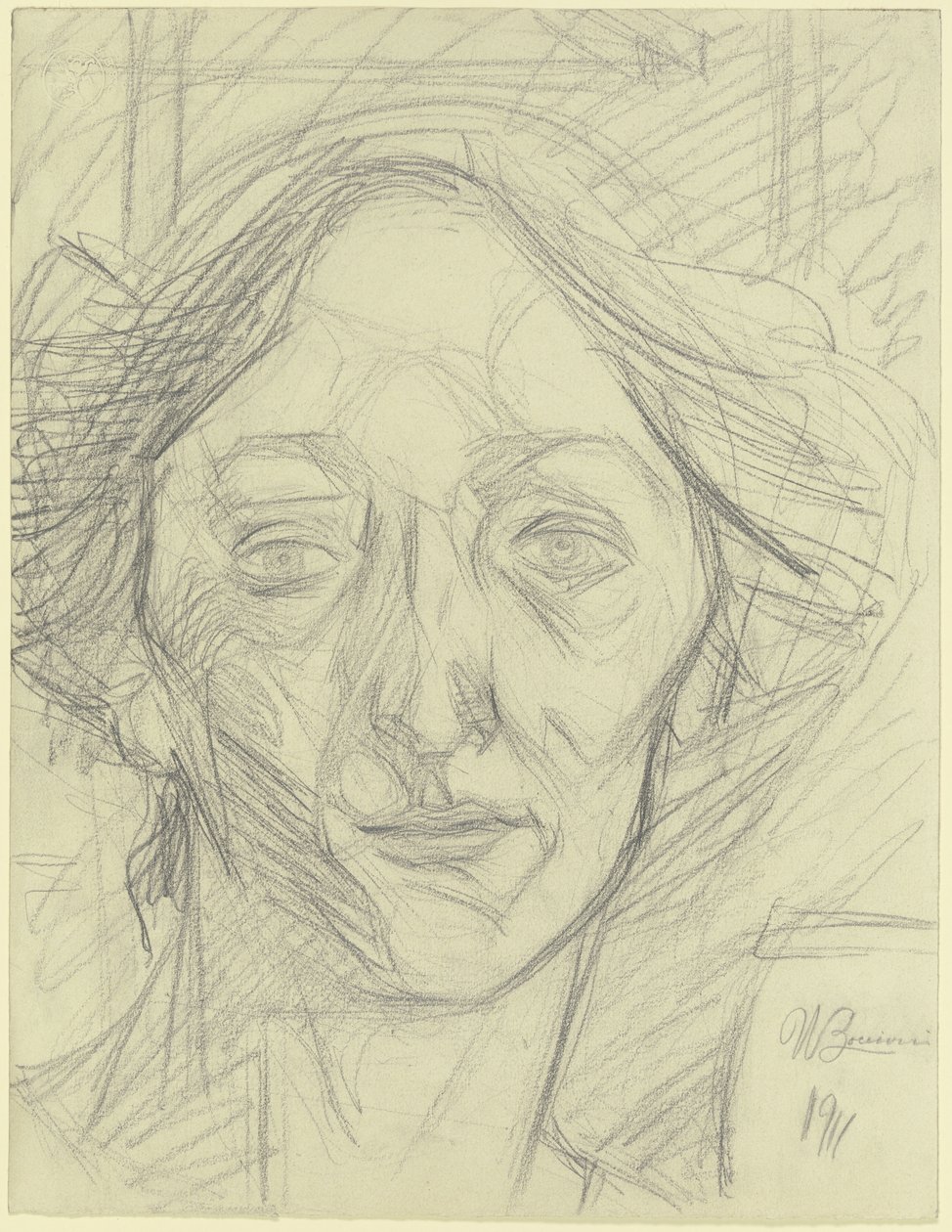 Testa di donna da Umberto Boccioni