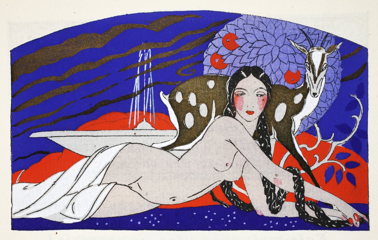 La ragazza dalle lunghe trecce da Umberto Brunelleschi