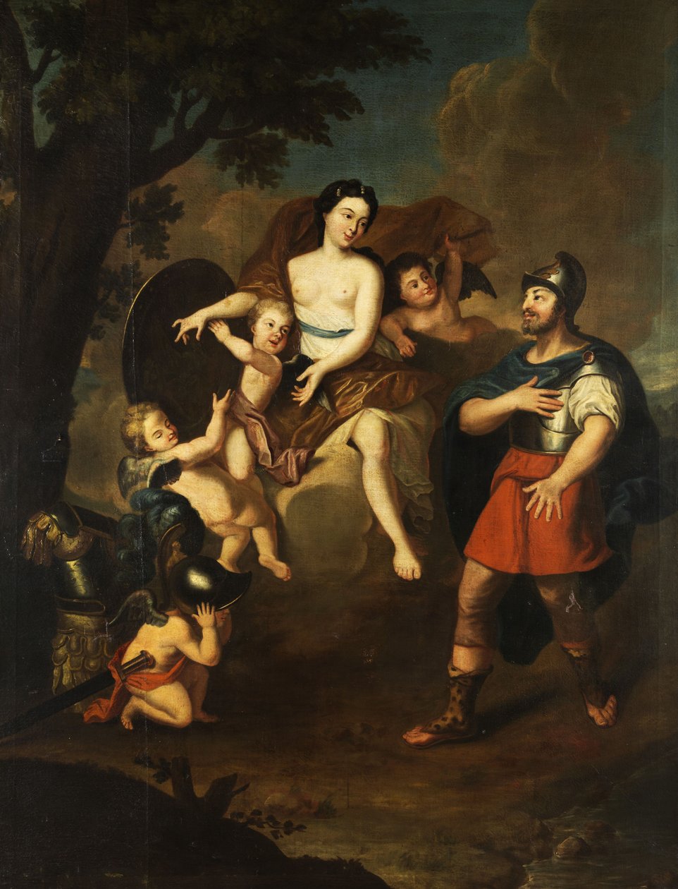 Apoteosi della dea della guerra Minerva da Unbekannt Unbekannt