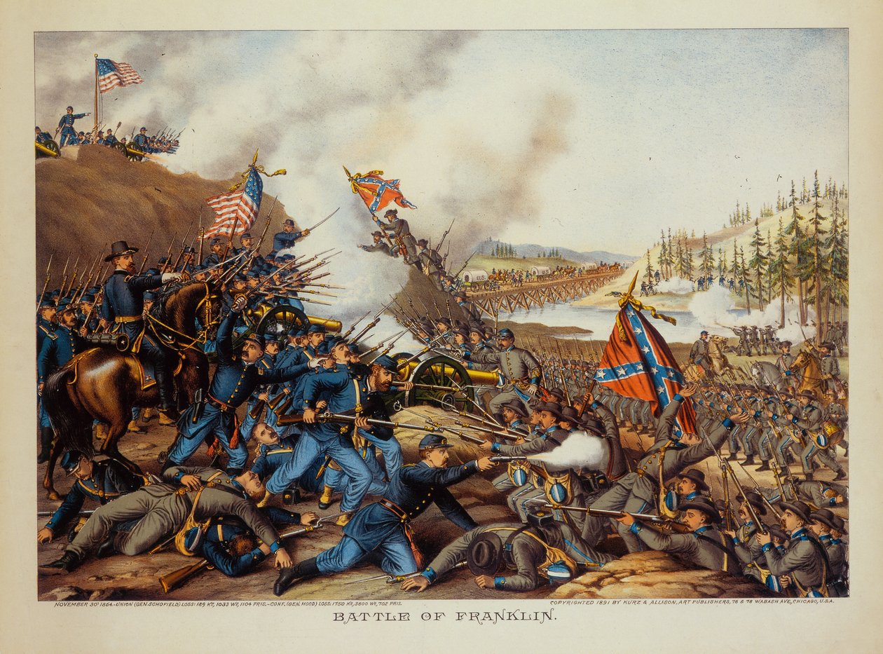 Battaglia di Franklin da Unbekannt Unbekannt