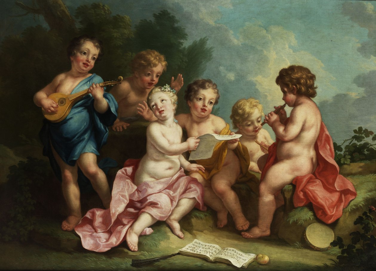 Il concerto (Allegoria della musica) da Unbekannt Unbekannt