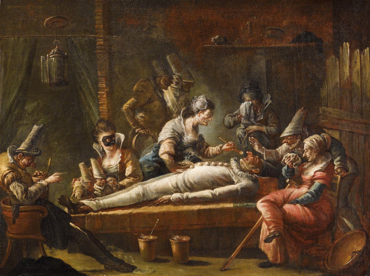 La morte di Pulcinella da Unbekannt Unbekannt