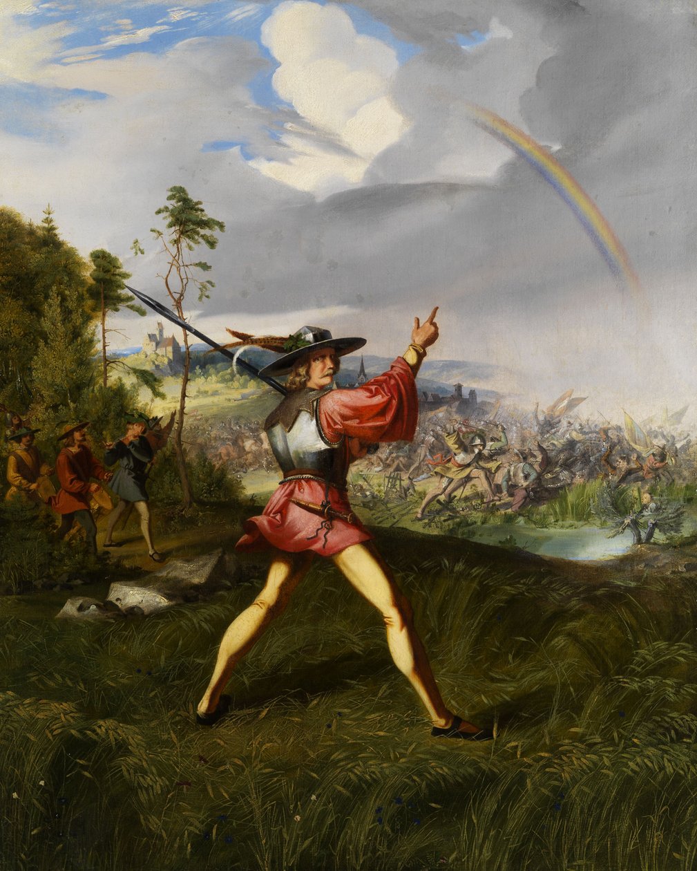 La battaglia di Dürnkrut e Jedenspeigen da Unbekannt Unbekannt