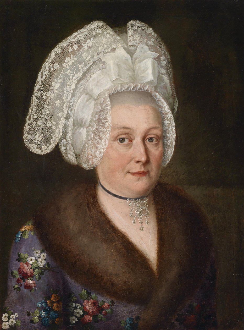 Ritratto di una donna elegante da Unbekannt Unbekannt