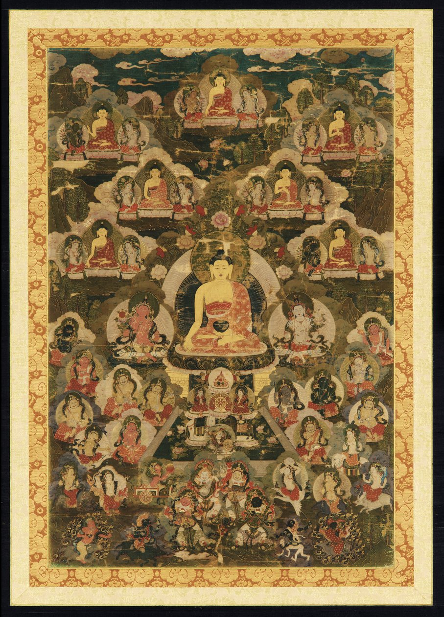 I otto Buddha della medicina da Unbekannt Unbekannt